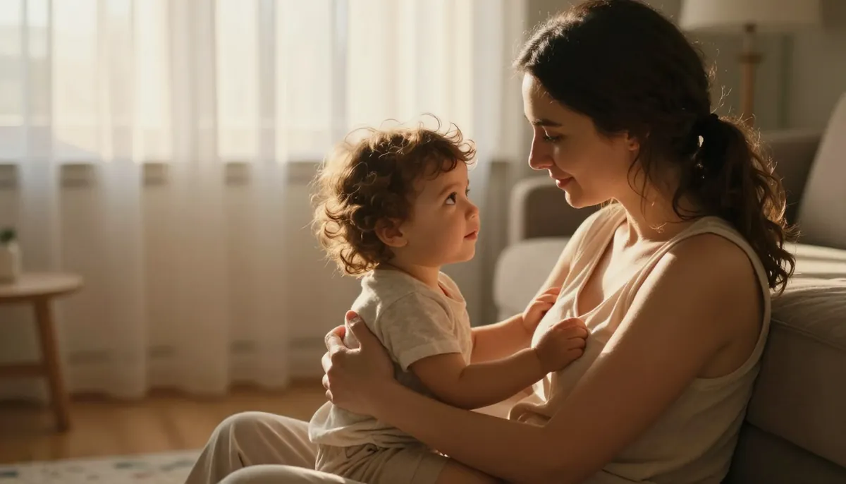 Güven ve sevginin yansıması: Anne-çocuk bağlantısı.