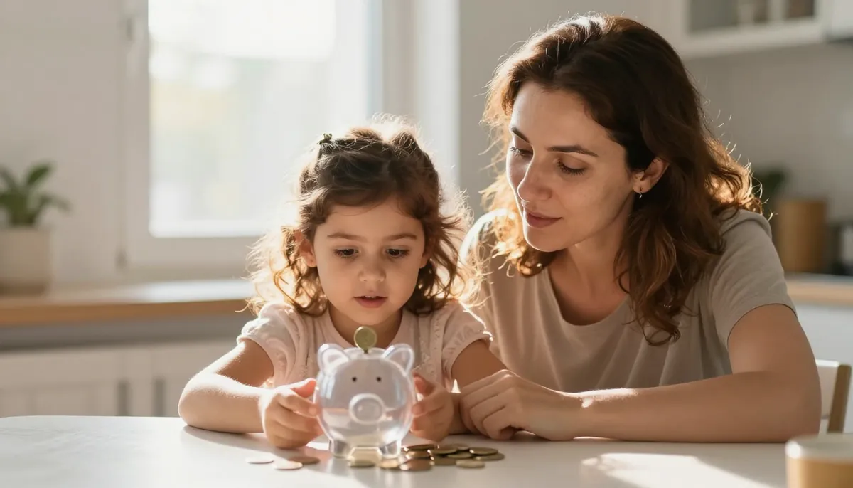 Çocuğunuza para kavramını öğretmenin en güzel anı — merak ve ışık içinde.