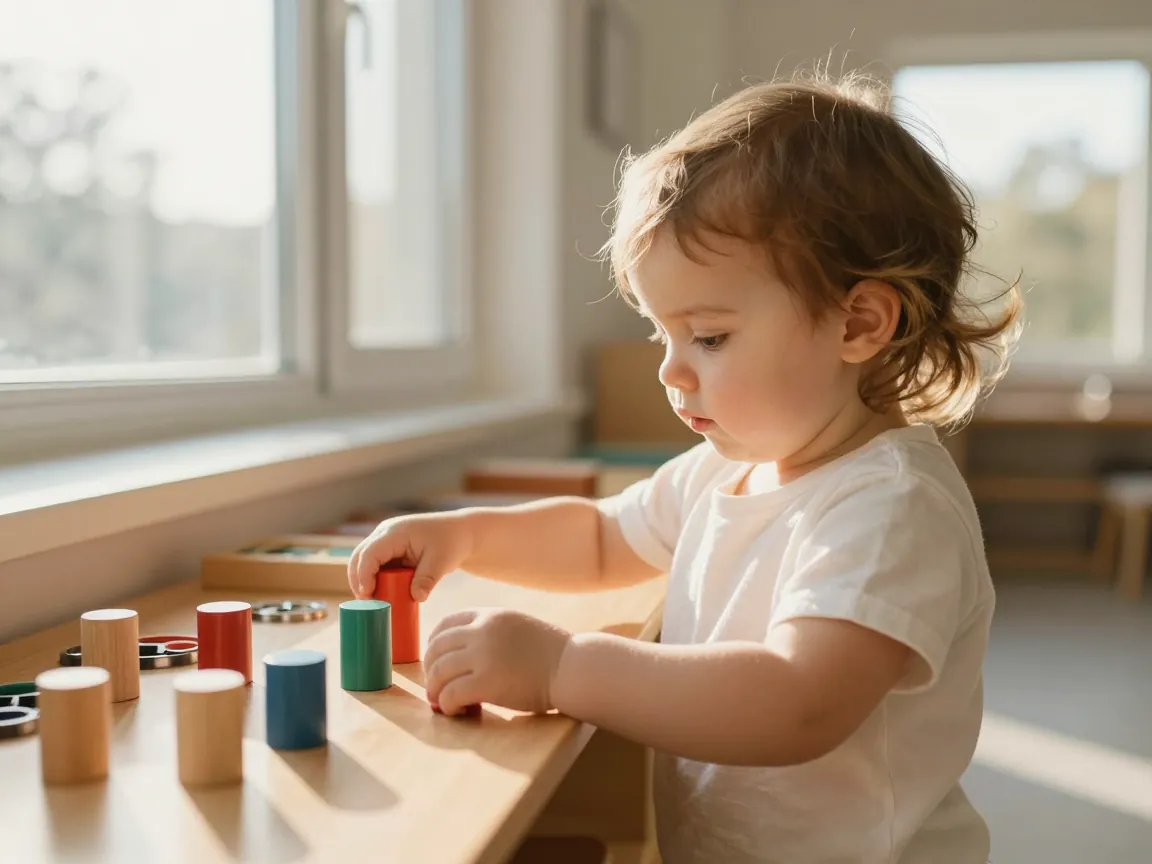 Montessori sınıflarında çocuk kendi öğrenme hızını belirler.