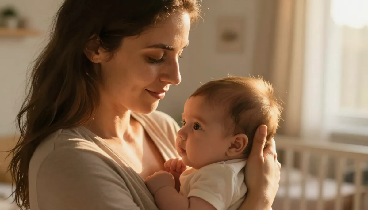 Güvenli bir kucaklaşma: anne ve bebeğin arasındaki bağ, en önemli koruma.